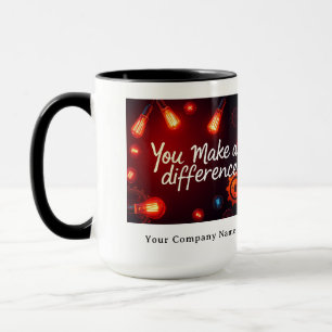 Caneca O Humano por trás do Agradecimento da Vitória