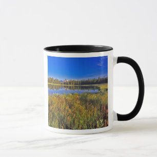 Caneca O Index Peak reflete-se no Mud Lake no
