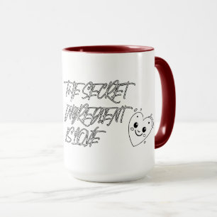 Caneca O Ingrediente Secreto é AMOR