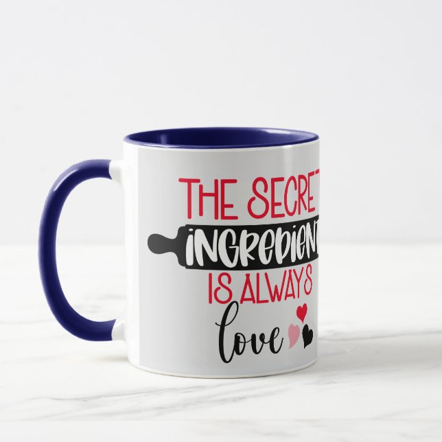 Caneca O ingrediente secreto é o Namorados do amor (Esquerda)