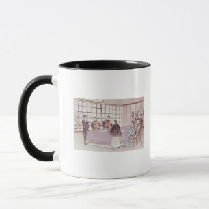Caneca O japonês ministra o Eu-Tso e o MOU-Tsou
