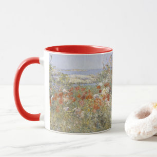 Caneca O Jardim de Celia Thaxter por Frederick Childe Has
