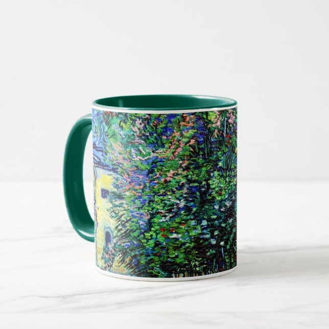 Caneca O Jardim do Asilo em Santo-Rémy, Van Gogh (Frente Esquerda)