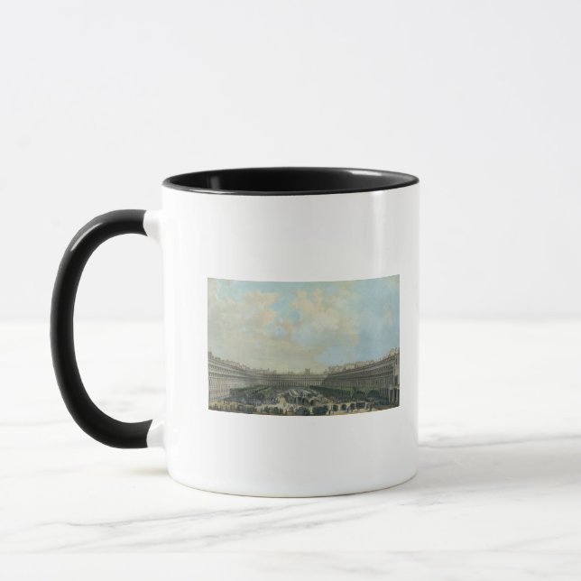Caneca O jardim do Palais Royal, 1791 (Esquerda)