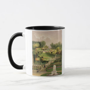 Caneca O jardim no lado do monte, castelo Combe, 'de T