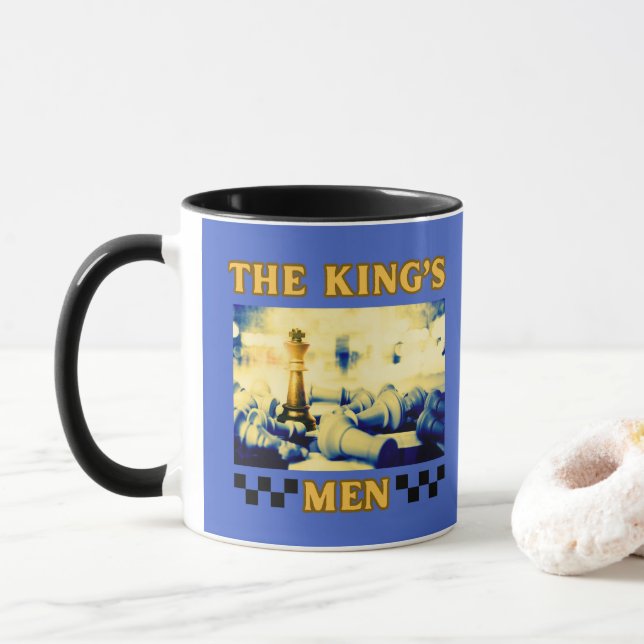 Caneca O Jogador de Xadrez do Rei (Com Donut)