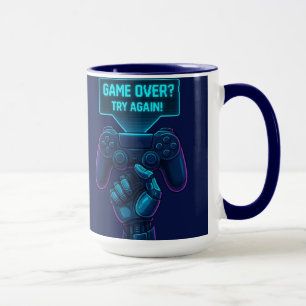 Caneca O Jogo Acabou? Tente De Novo! Futuro Jogador Mug
