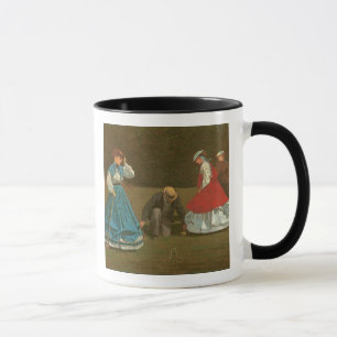 Caneca O jogo do croquet, 1866 (óleo em canvas)