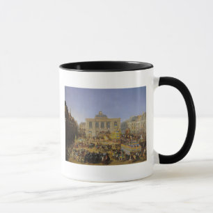 Caneca O Kermesse em Santo-Omer em 1846