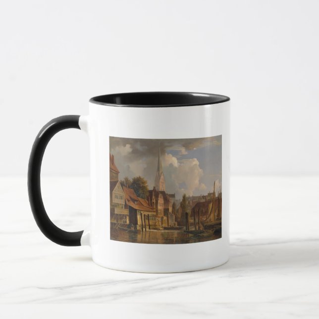 Caneca O Kleine Alster em 1842, 1842 (Esquerda)