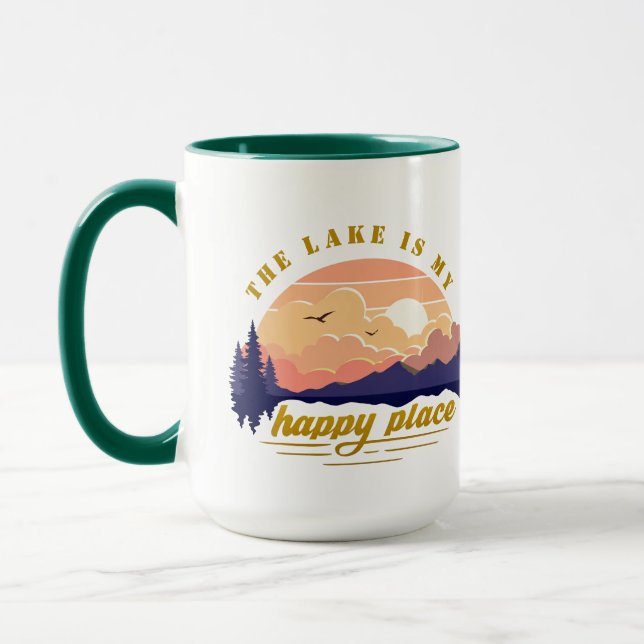 Caneca O Lago é Meu Lugar Feliz (Esquerda)