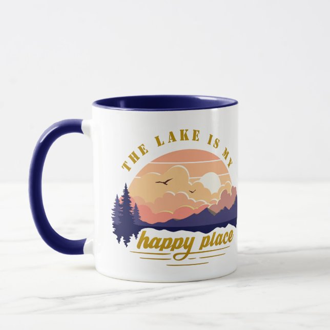 Caneca O Lago é Meu Lugar Feliz (Esquerda)