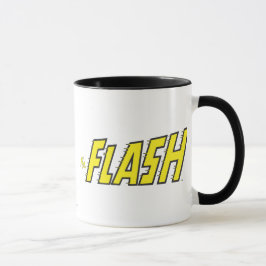 Caneca O logotipo Flash é amarelo