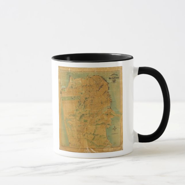 Caneca O Mapa do Cavaleiro de São Francisco (Direita)