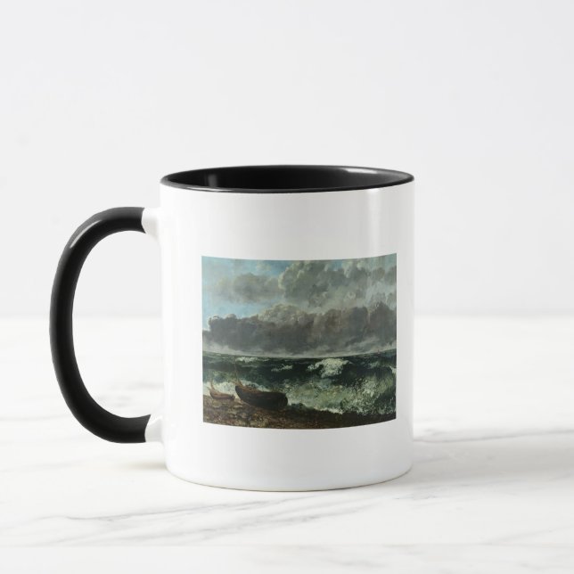 Caneca O mar tormentoso ou, a onda, 1870 (Esquerda)