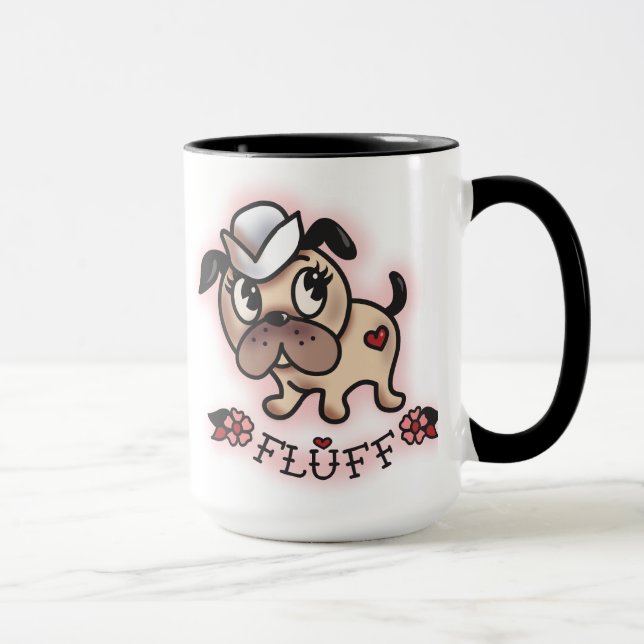 Caneca O Marinheiro Pug Mug (Direita)