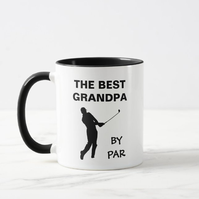 Caneca O Melhor Avô Pelo Avô do Golfe Golfe Pun (Esquerda)