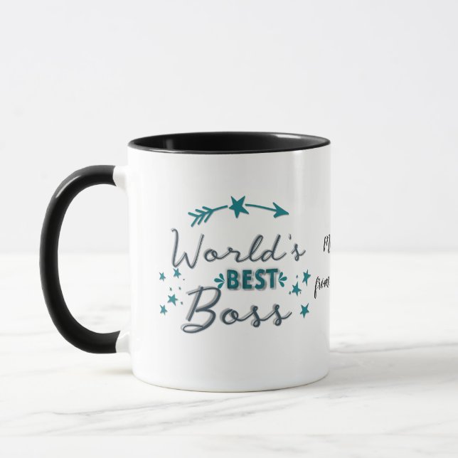 Caneca O melhor chefe do mundo Mug (Esquerda)