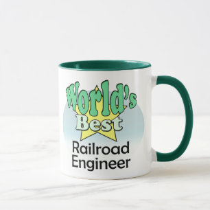 Caneca O melhor Engenheiro ferroviário do mundo