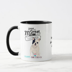 Caneca O MELHOR FRENCHIE DOG MOM personalizado