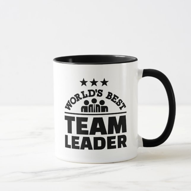 Caneca O melhor líder da equipa do mundo (Direita)