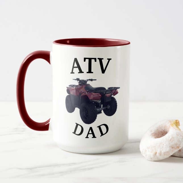 Caneca O melhor PAI de 4 rodas do mundo! Dia dos Pais (Com Donut)