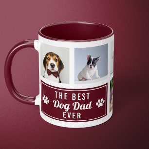 Caneca O Melhor Pai de Cachorro de Todos os Tempos Burgun