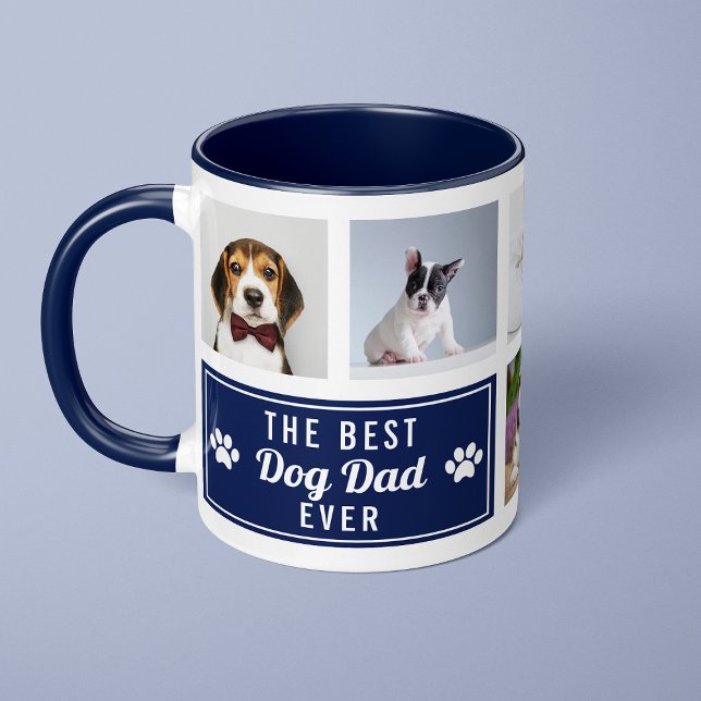 Caneca O Melhor Pai de Cachorro de Todos os Tempos Foto C (Criador carregado)