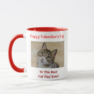 Caneca O Melhor Pai De Gato Do dia de os namorados Fotogr