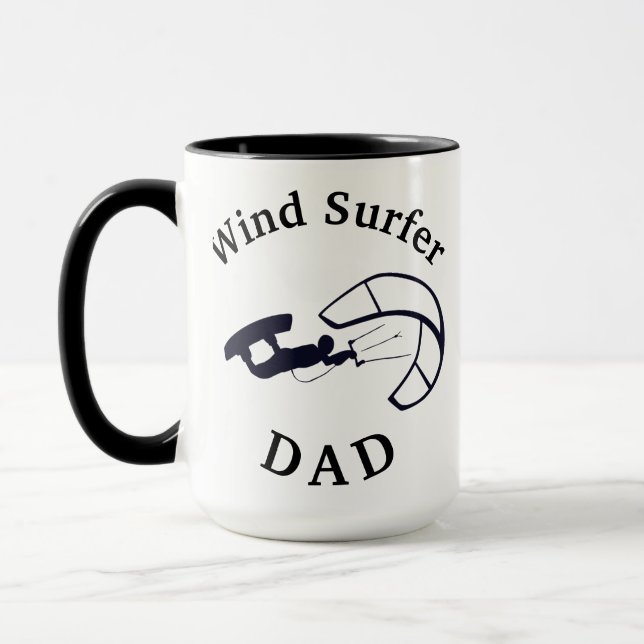 Caneca O melhor PAI de SURFER EÓLICO de sempre! Café do P (Esquerda)
