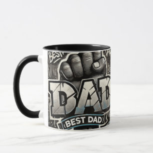 Caneca "O melhor Pai do mundo, um passo de cada vez"