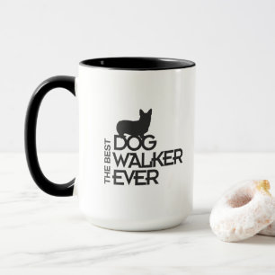 Caneca O Melhor Passeador de Cães de Todos os Tempos Si