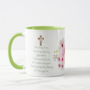 Caneca O MELHOR POEMA DE MUG DE GODMOTHER, Personalizado
