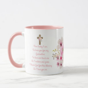 Caneca O MELHOR POEMA DE MUG DE GODMOTHER, Personalizado