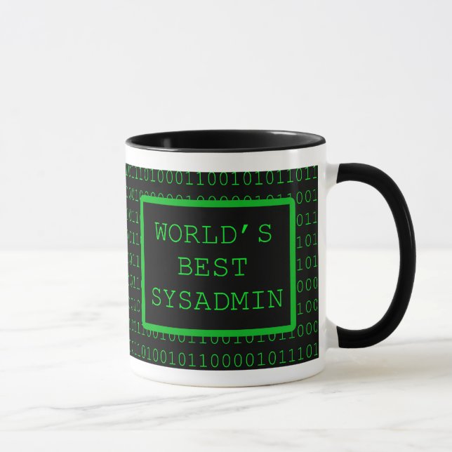 Caneca O melhor SysAdmin do mundo (Direita)