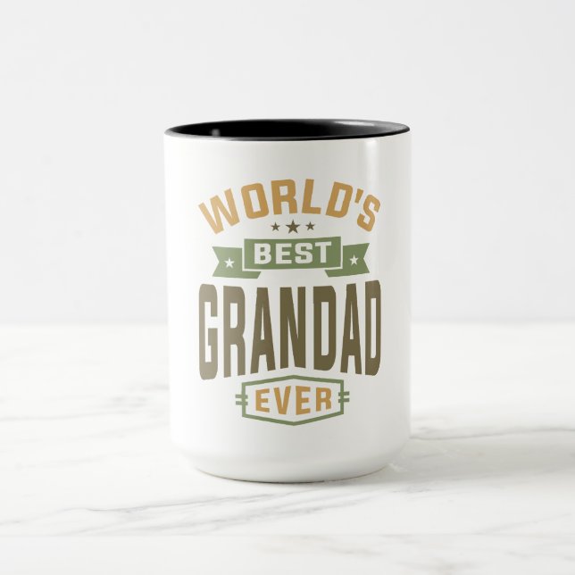 Caneca O melhor vovô do mundo - vovô cerejado (Centro)
