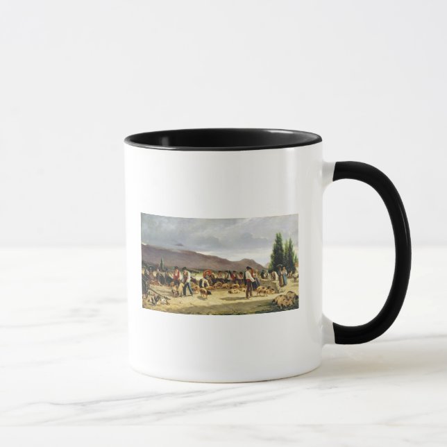 Caneca O mercado do porco, 1875 (Direita)