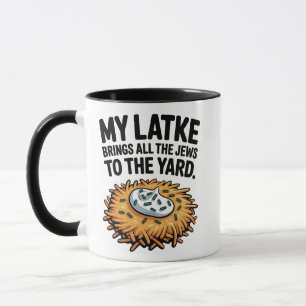 Caneca O meu latente traga todos os judeus para o Yard Ha