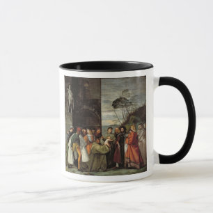 Caneca O milagre do discurso da criança recém-nascida,