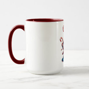 Caneca O Monstro de Pão de Mel Arte Divertida de Natal