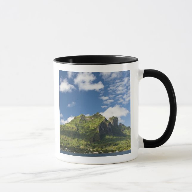 Caneca O Monte Otemanu e paisagens da bela Bora Bora (Direita)