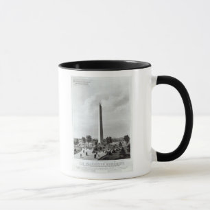 Caneca O monumento de Washington e os arredores