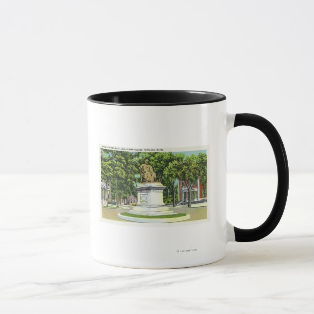 Caneca O Monumento Longfellow # 2 (Direita)