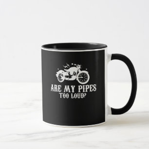 Caneca O motociclista da motocicleta é minhas tubulaçõ