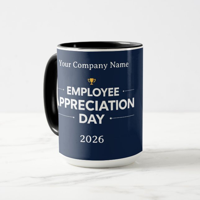 Caneca O Motor Invisível: Reconhecimento aos Funcionários (Frente Esquerda)