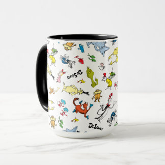 Caneca O Mundo do Padrão de Dr. Seuss