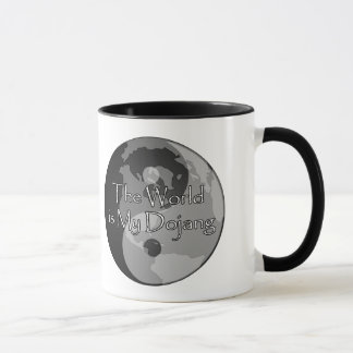 Caneca O mundo é meu Dojang - artes marciais do país do