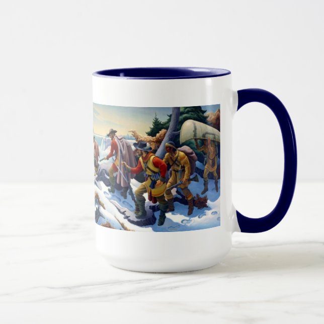Caneca O Mural Niágara de Benton (Direita)