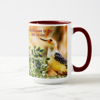 Caneca O Natal é para o Birds Coffee Mug