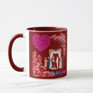 Caneca O Nó da Unidade marrom